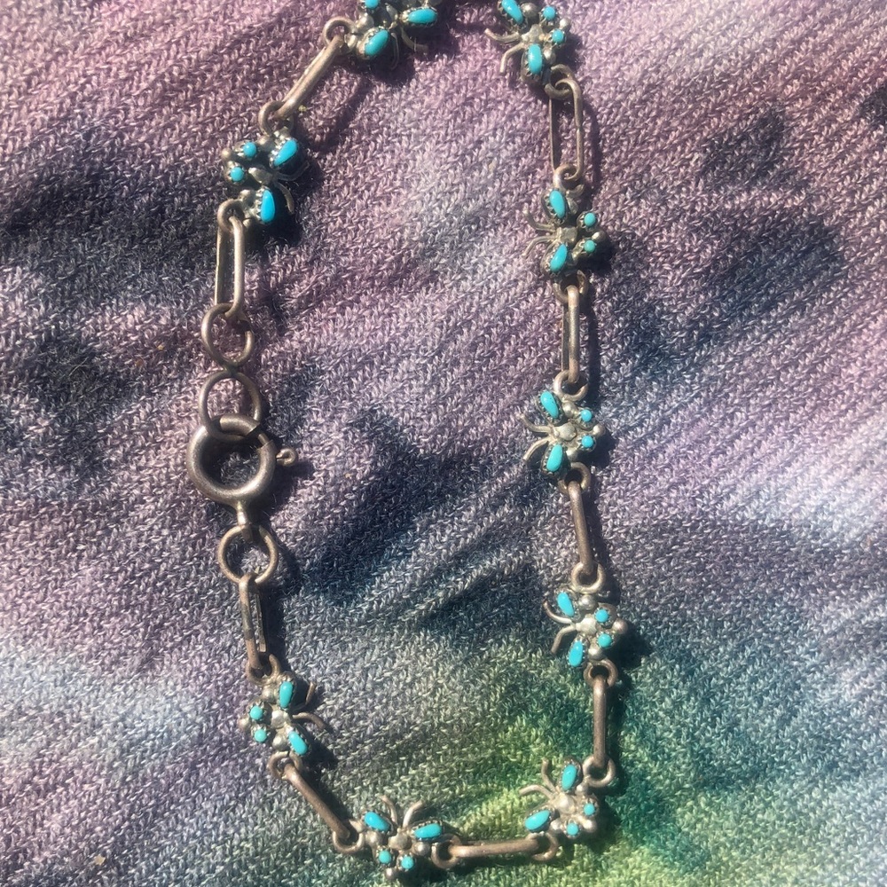 Native pawn butterfly bracelet